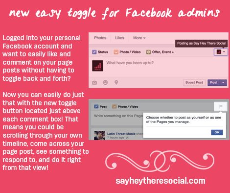 New Easy Toggle for Facebook Page Admins